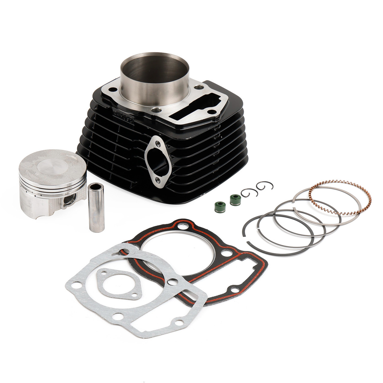 250cc Cylinder Kit 65.5mm For Italika 250Z / Negro - Piston pin 15mm - 2014-2019