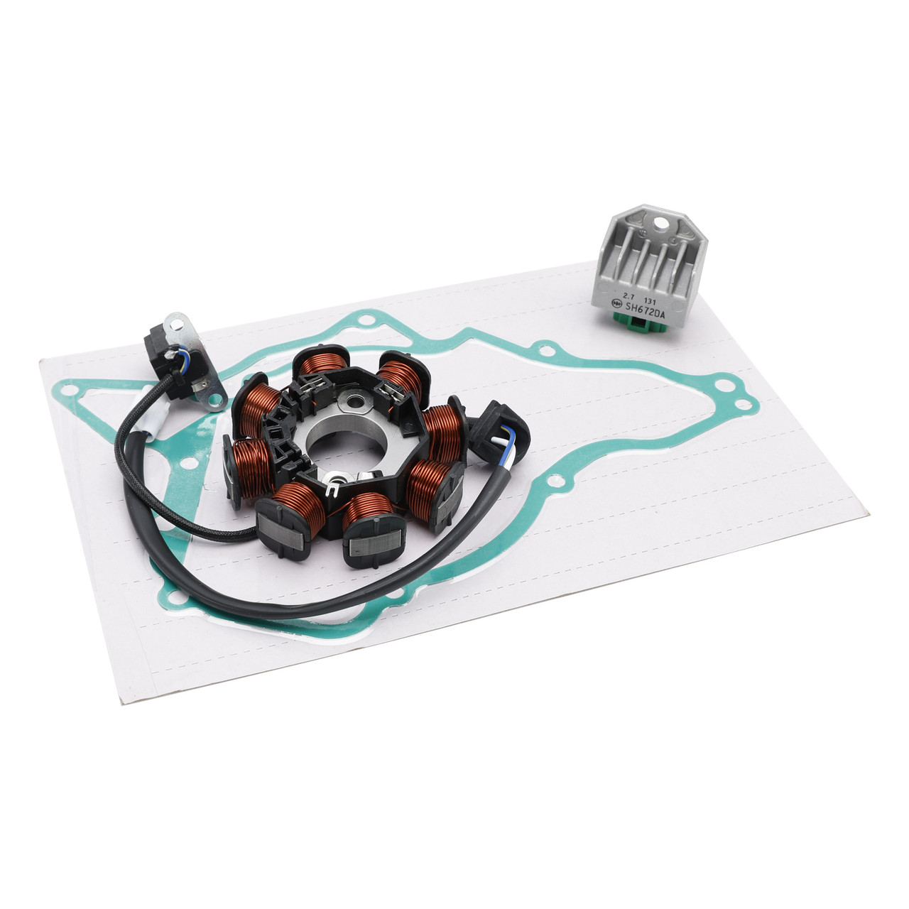 Generator Stator Voltage Regulator Gasket For Kawasaki KLX110 KLX110L 2010-2024