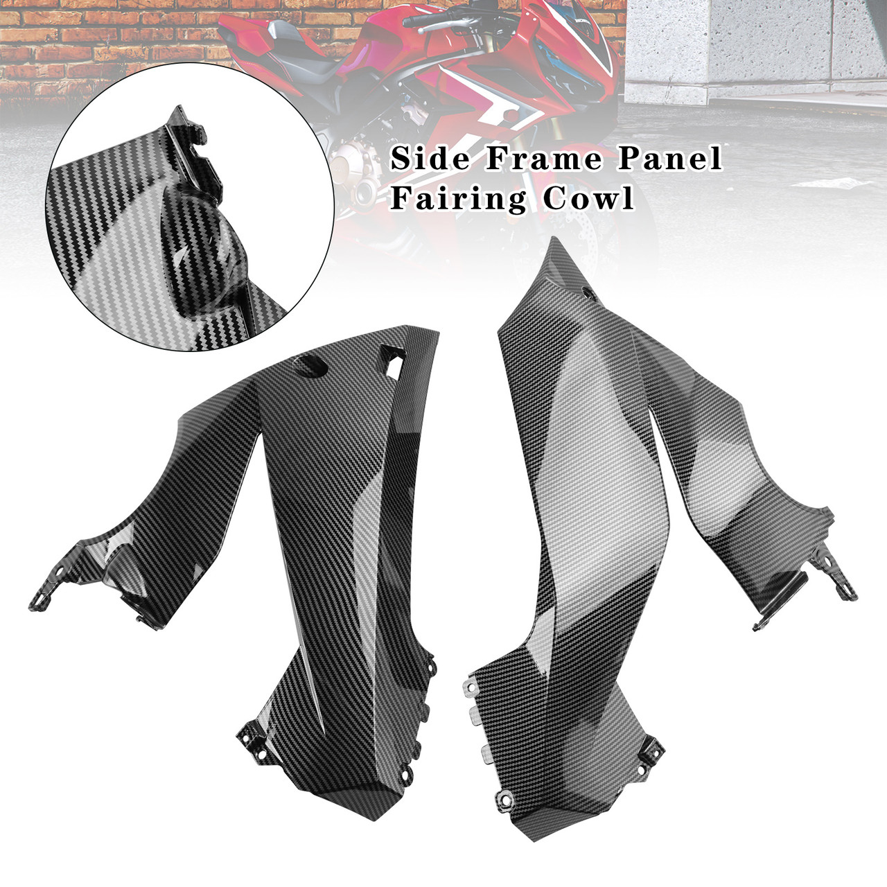 Side Frame Panel Fairing Cowl for Honda CBR650R 2019-2024