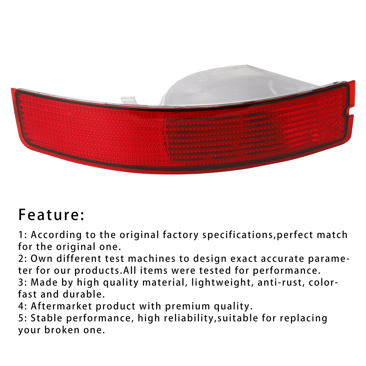 Right Rear Tail Fog Light Reflector 31111185 For Volvo XC90 MK1 2007-2014