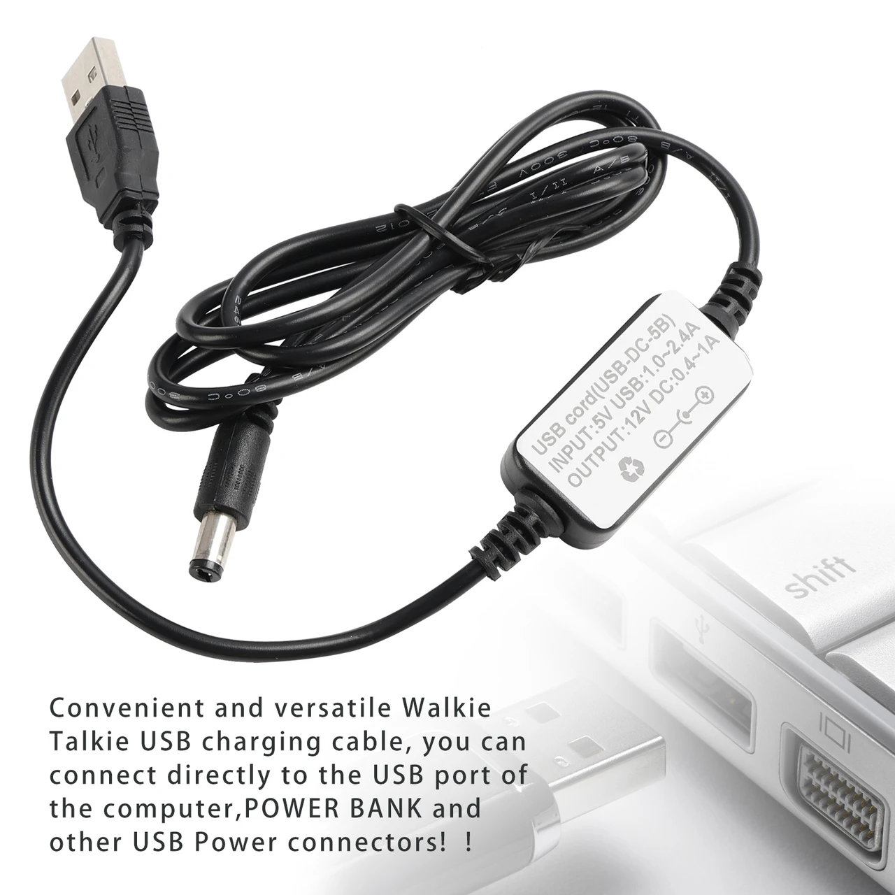 FT4XR/FT65R-USB DC Charger Cable Charger For Yaesu FT4X FT4XR FT25R FT65R Radio