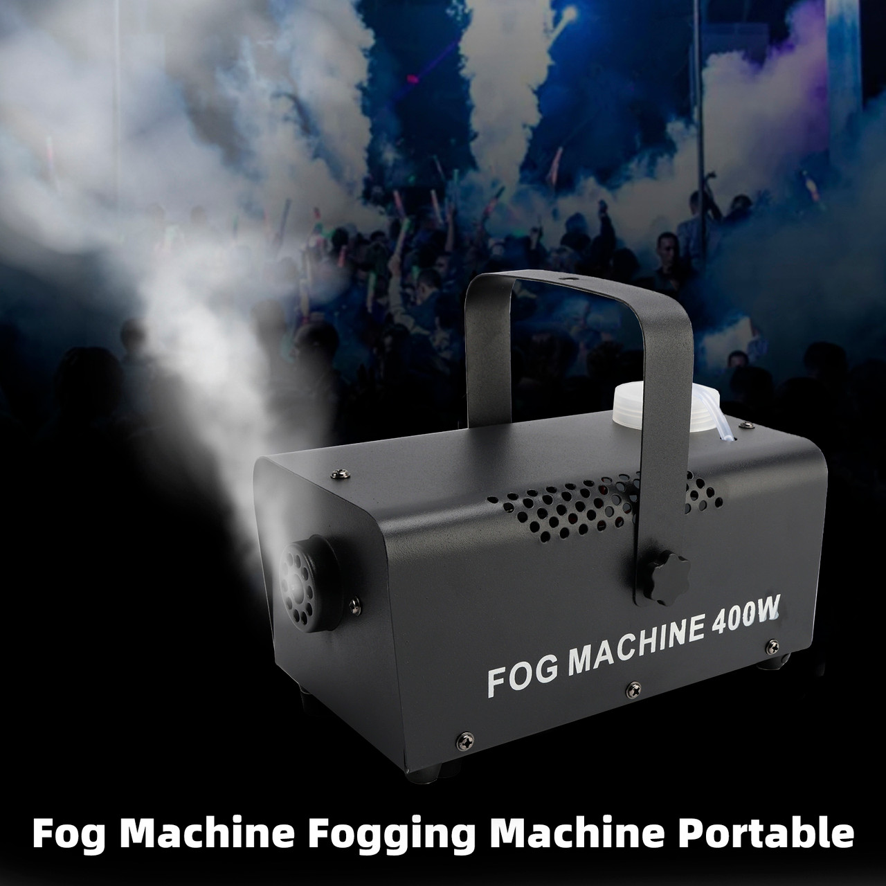 Mini 400W Fog Machine Fogging Machine Portable With Wireless Remote Control Club