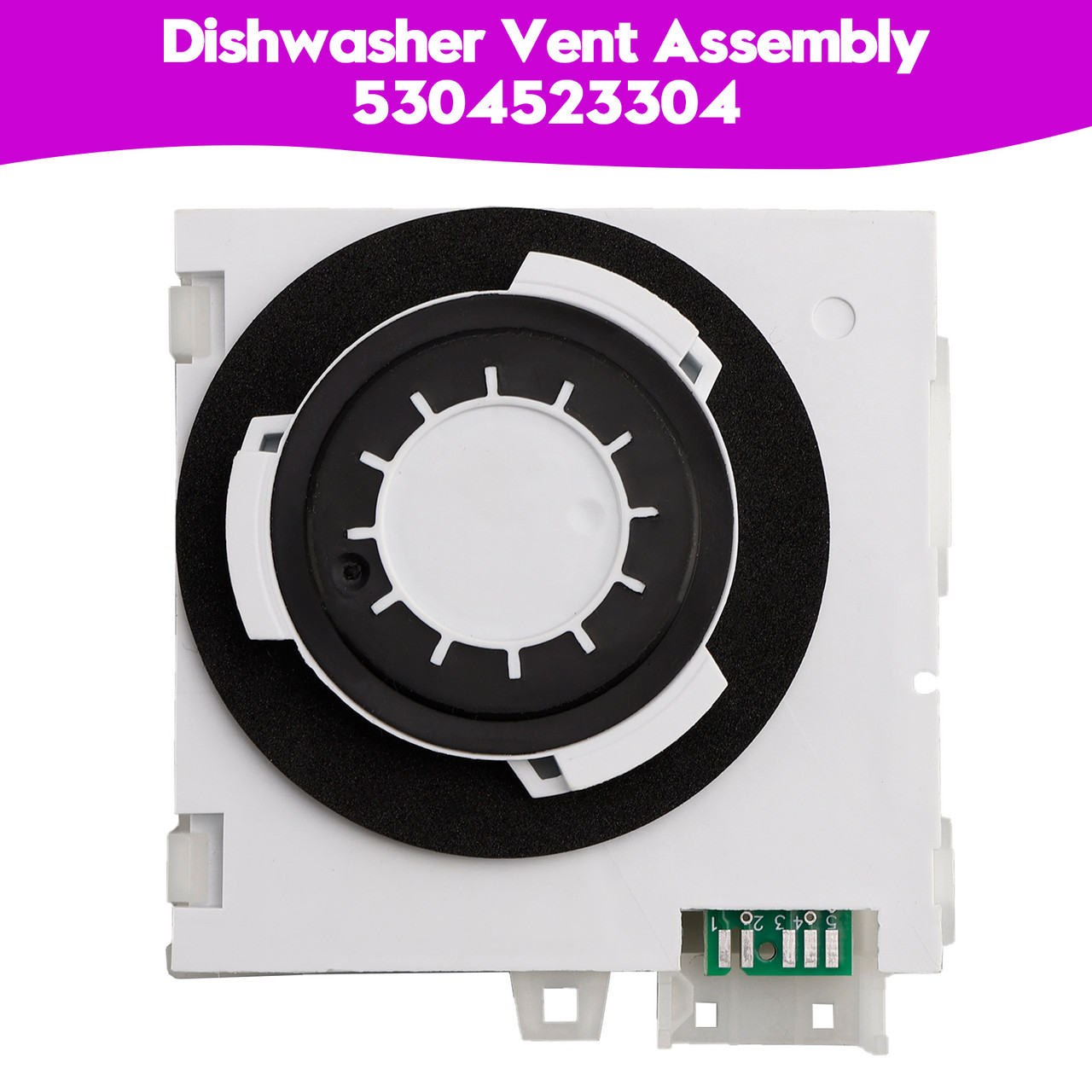 5304523304 154861101 Dishwasher Vent Assembly for Frigidaire Kenmore Dishwasher