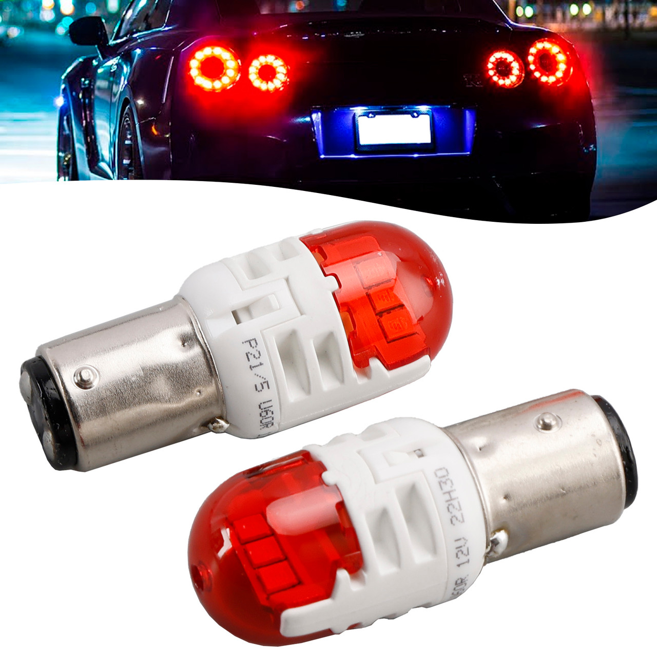 Car Light LED-RED Ultinon Pro6000 P21/5W 11499RU60 For PHILIPS