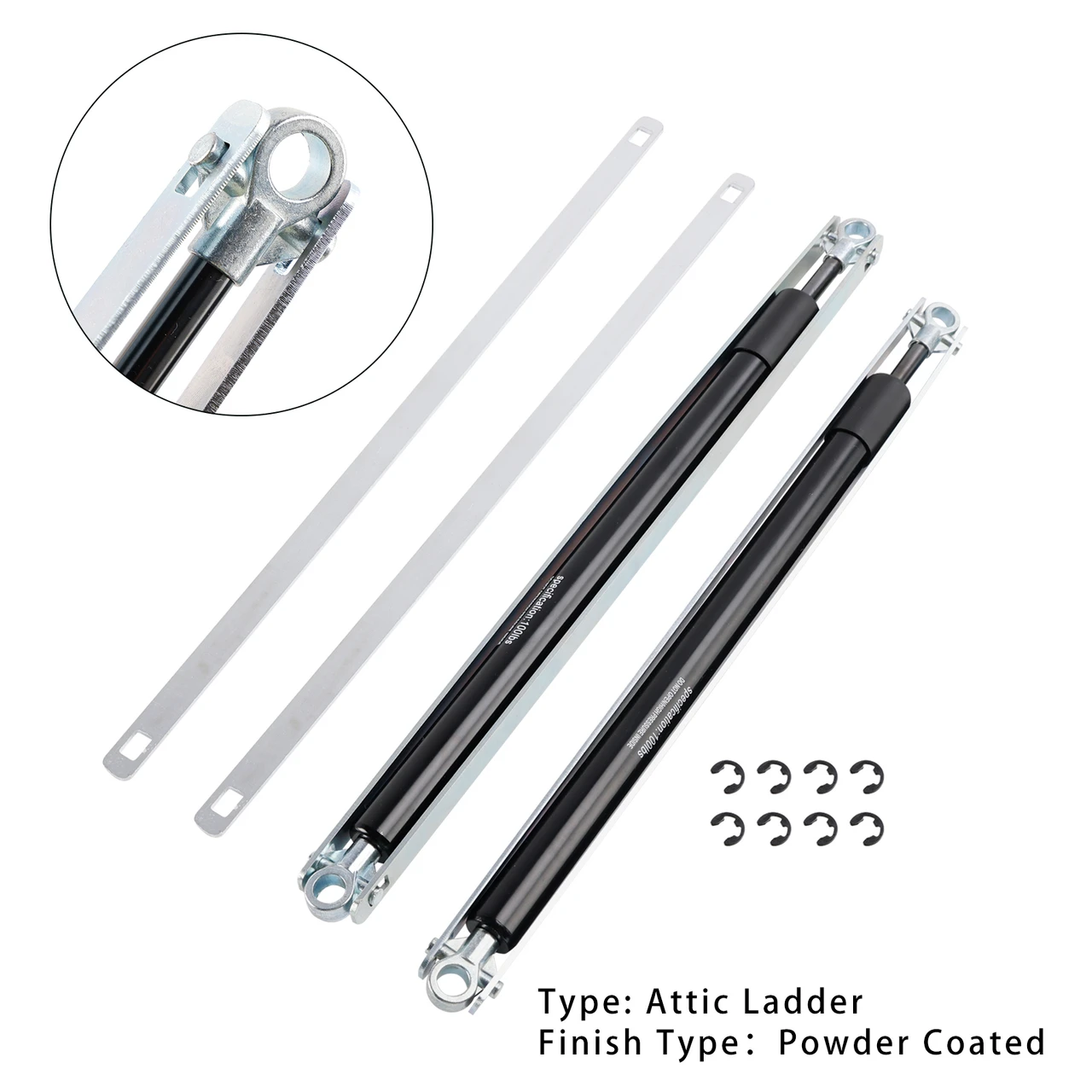 2PCS 36-80 Standard Strut Kit For Werner Aluminum Attic Ladders AH2210  AH2210B