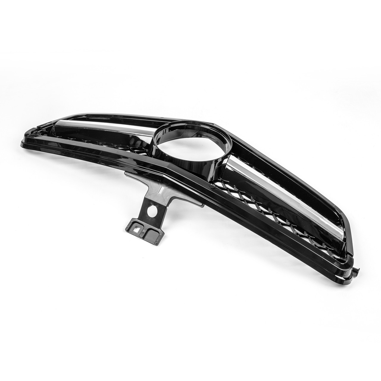 ABS Gloss Black Chrome Front Bumper Grille Fit C-Class Benz W204 C300 C350 08-14