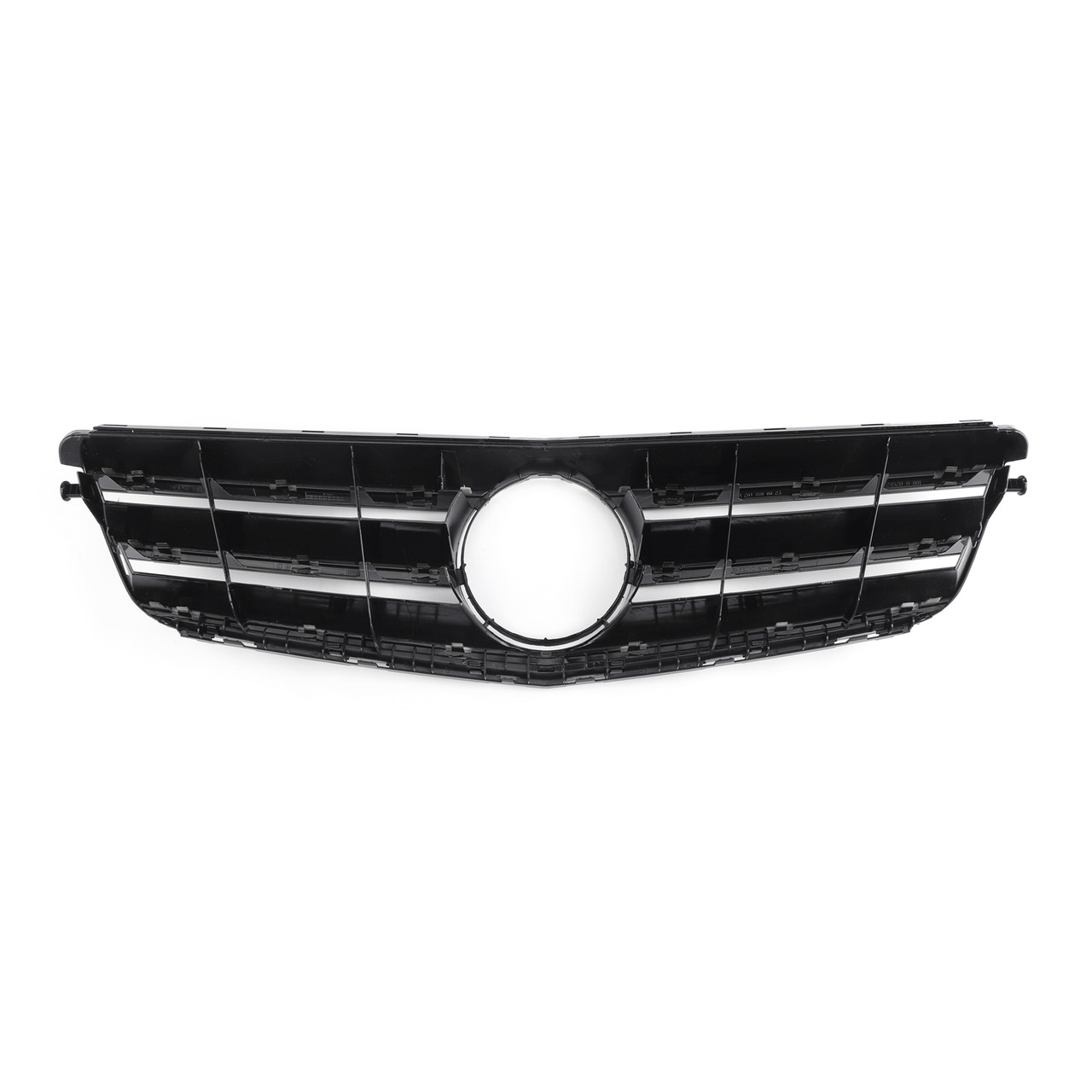 Black Front Grill Grille Fit Mercedes Benz C Class W204 C300 C350 2008-2014