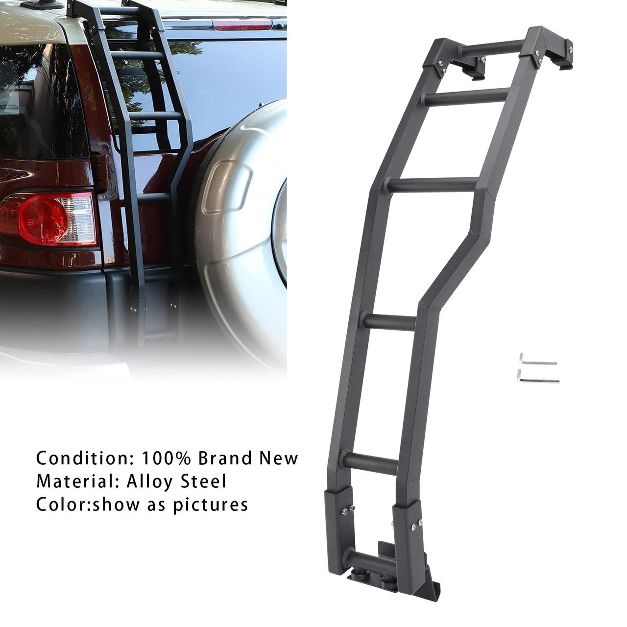 Rear Gate Ladder Kit Left Side For Toyota FJ Cruiser 2007-2021