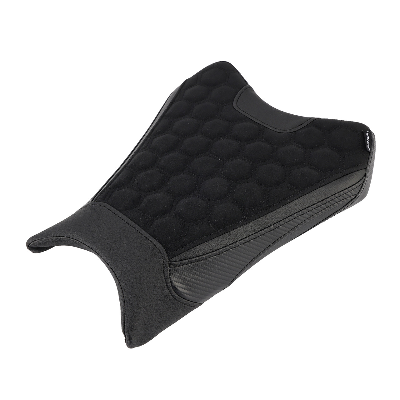 Front Raider Seat Driver Cushion Pu Fit Blacka For Kawasaki Ninja Zx-6R 19-25