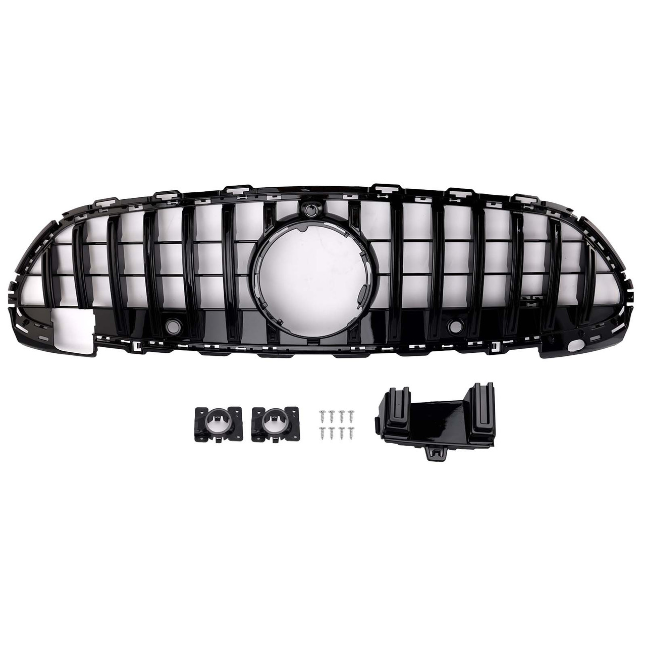 GTR Style Front Bumper Grille Grill fit Mercedes Benz W206 2022-2023 W/Camera