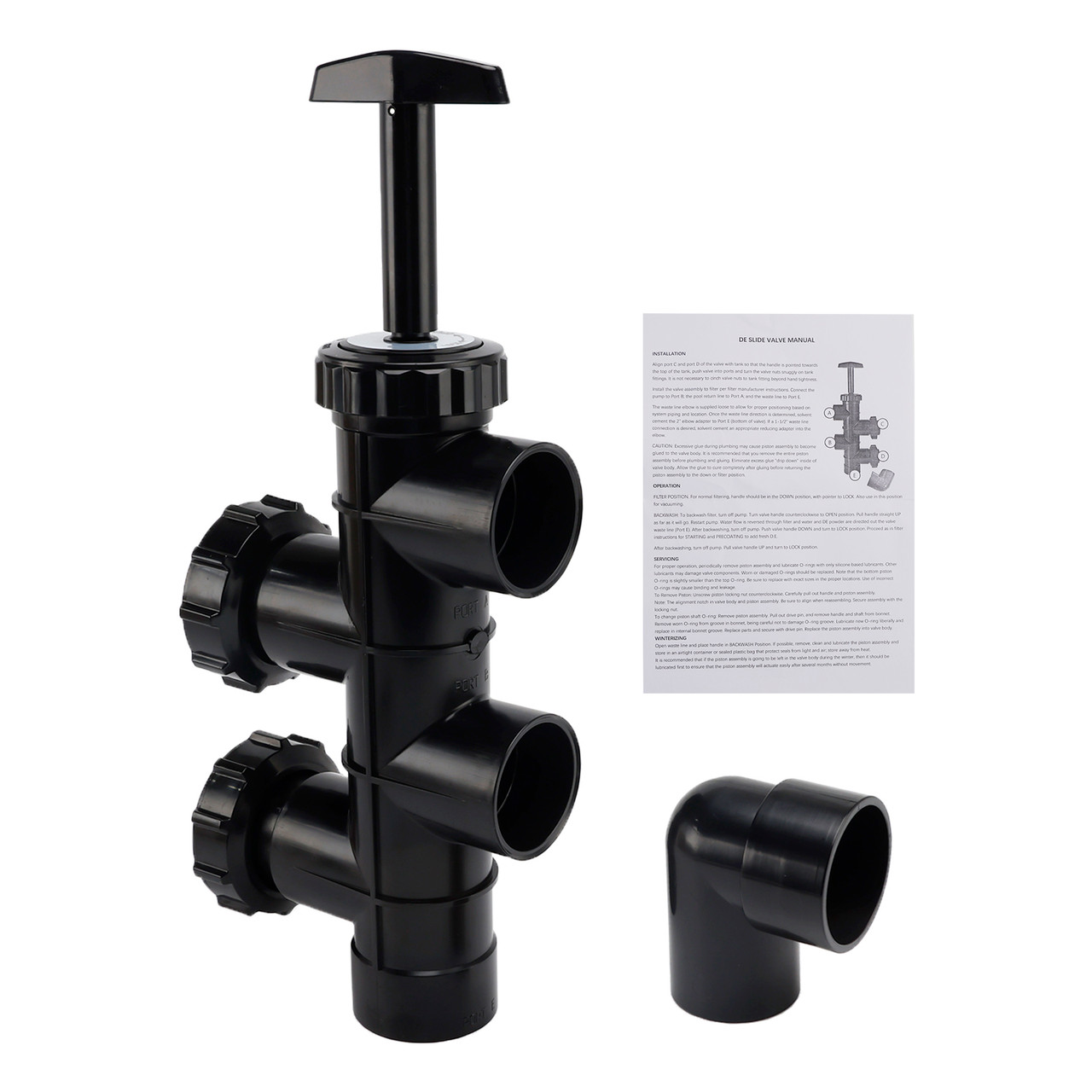 SP0410X502S 2" Slide Valve Assembly for Hayward Pro-Grid/Micro-Clear D.E.Filters