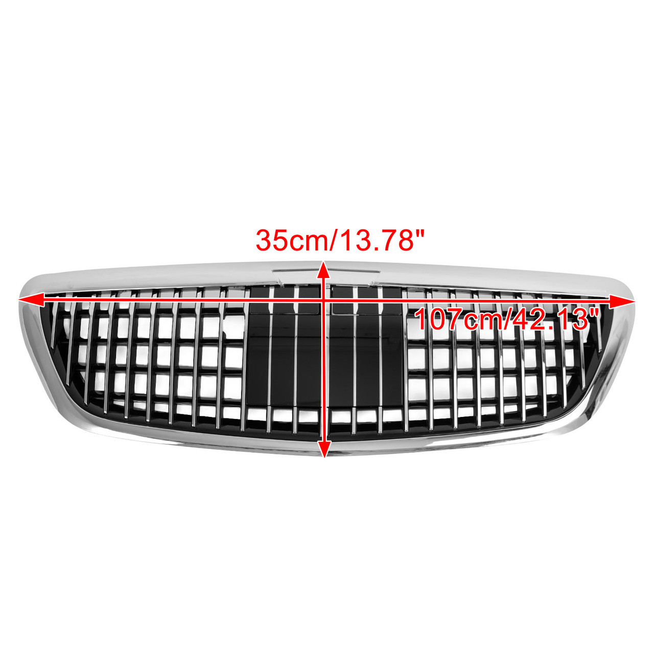 Front Bumper Upper Grille fit Mercedes Benz W222 S class 2014-2020 with ACC