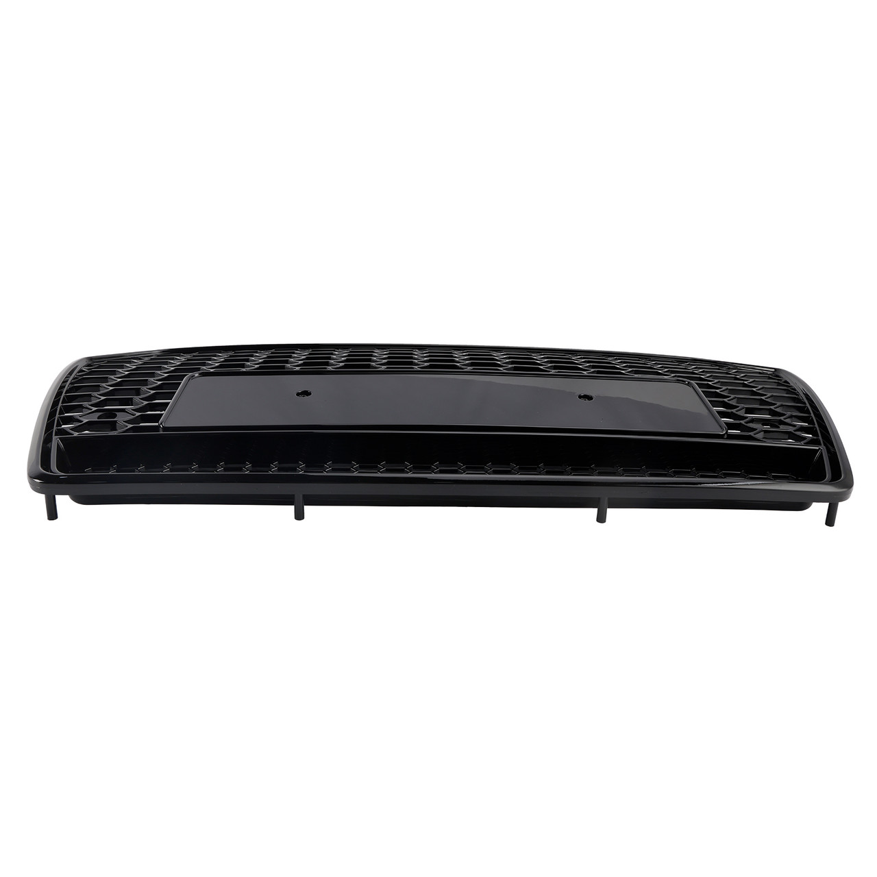 RS6 Style Honeycomb Mesh Front Grille Grill Fit Audi A6 S6 C7 2016-2018 Black