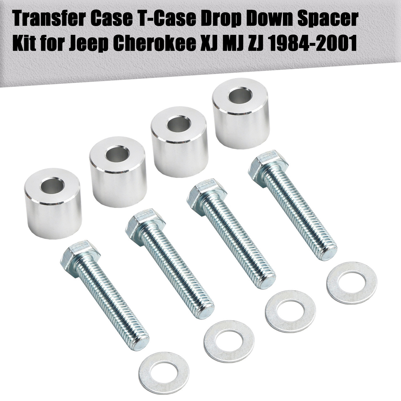 Transfer Case T-Case Drop Down Spacer Kit for Jeep Cherokee XJ MJ ZJ 1984-2001