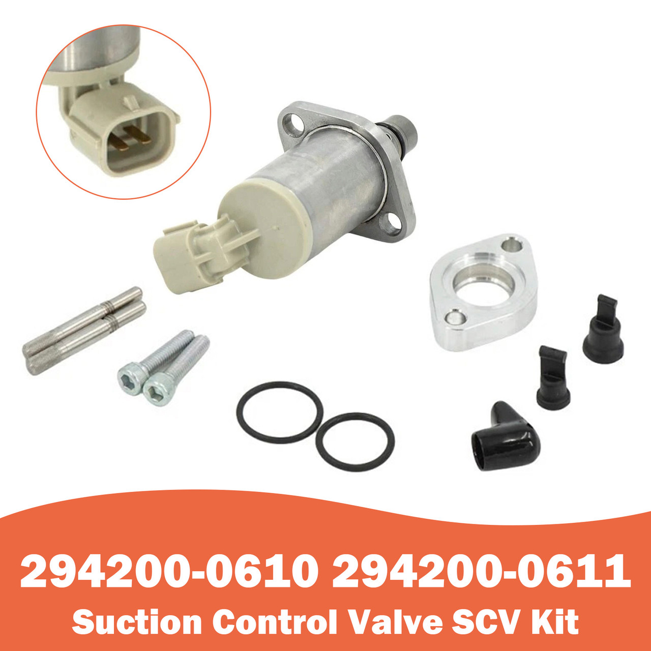 Suction Control Valve SCV Kit 294200-0610 294200-0611 for Toyota 1AD-FTV 2AD-FTV