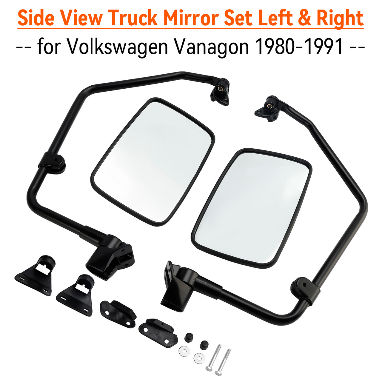 Side View Truck Mirror Set Left & Right for Volkswagen Vanagon 1980-1991