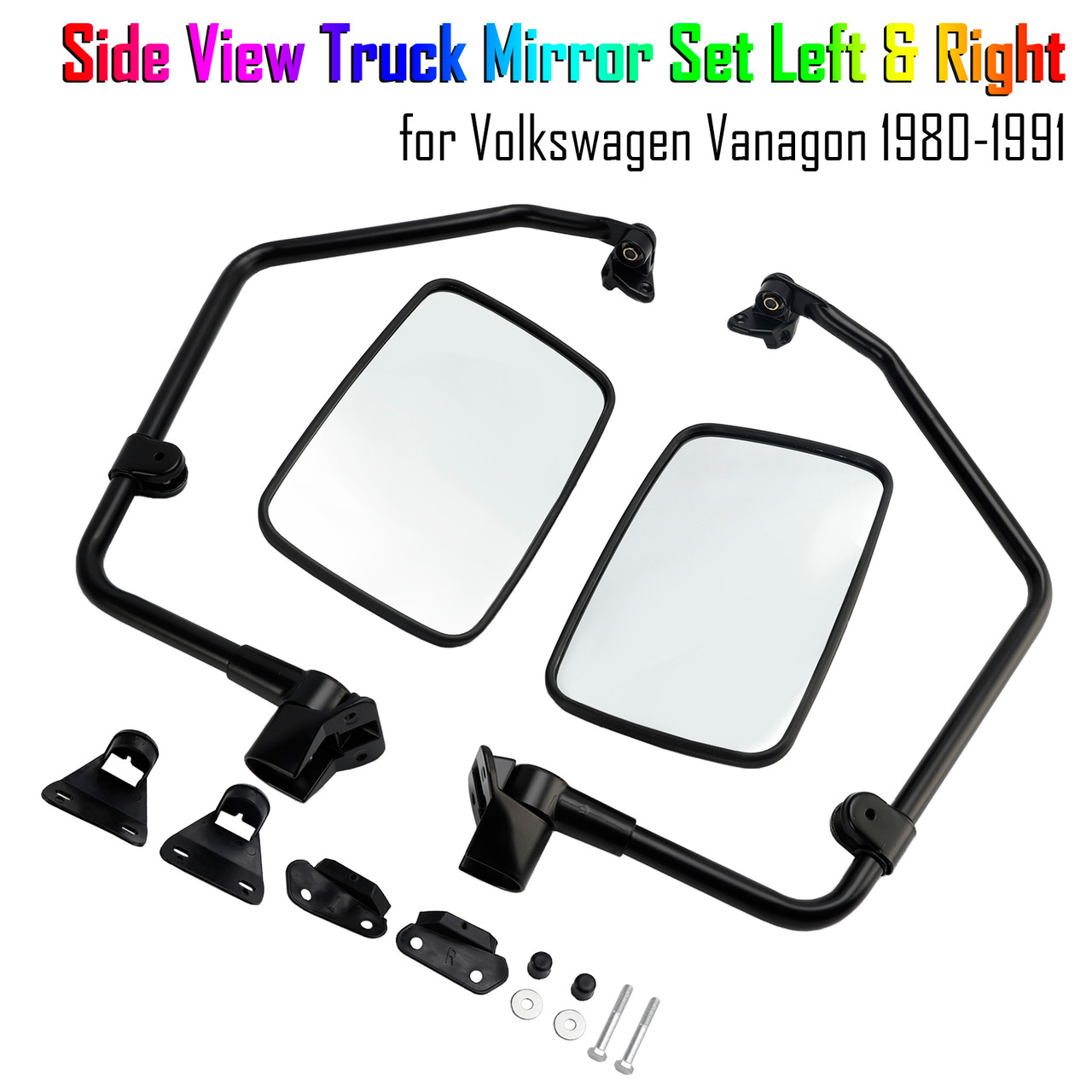Side View Truck Mirror Set Left & Right for Volkswagen Vanagon 1980-1991