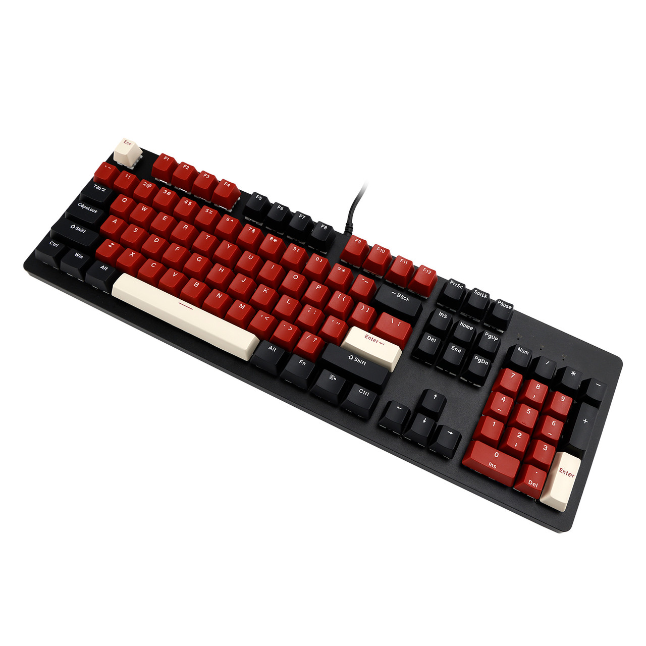 104-Key Wired Mechanical Linear Switch Gaming Keyboard Blue Switch Customizable