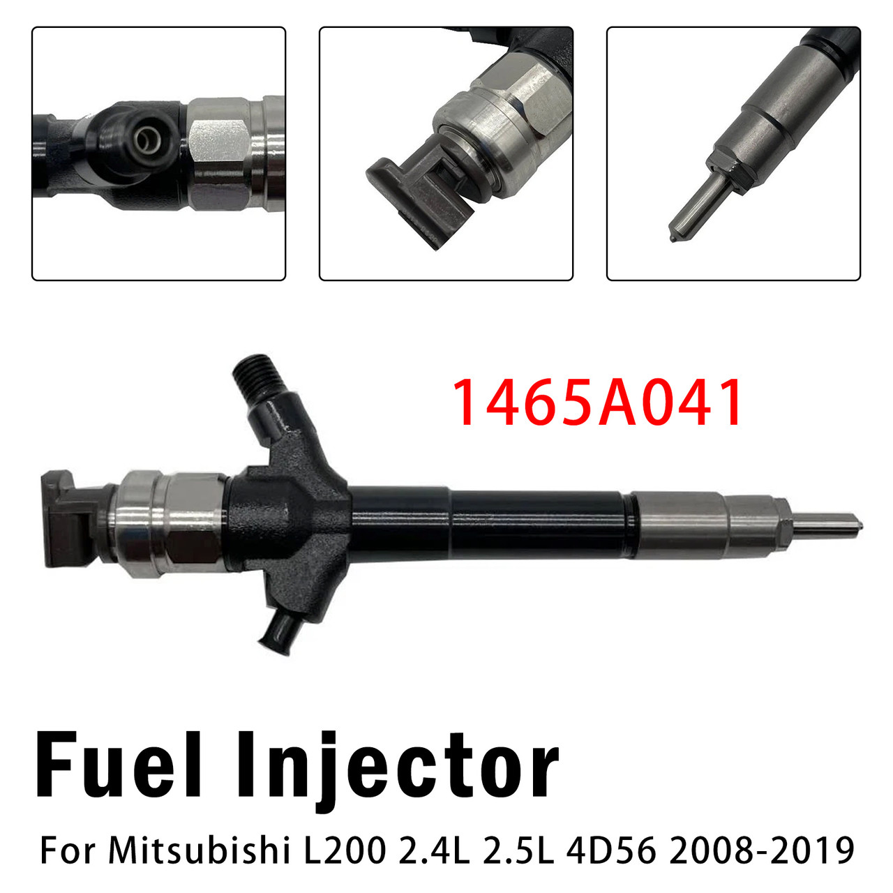 1Pcs Fuel Injector For Mitsubishi L200 2.4L 2.5L 4D56 2008-2019 1465A041
