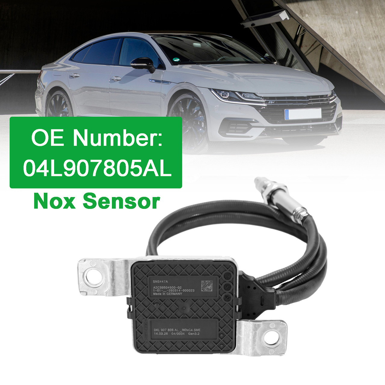 NOx Sensor 04L907805AL For VW Arteon Passat B8 Skoda Superb III