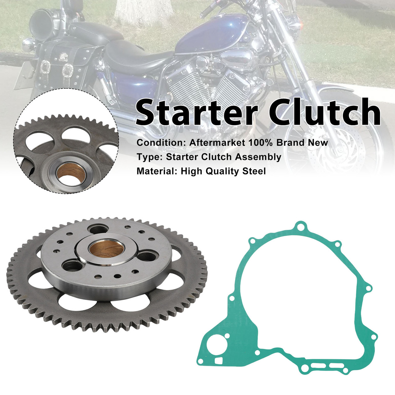 One Way Starter Clutch Kits For Yamaha XV 400 500 535 Virago 1987-1996
