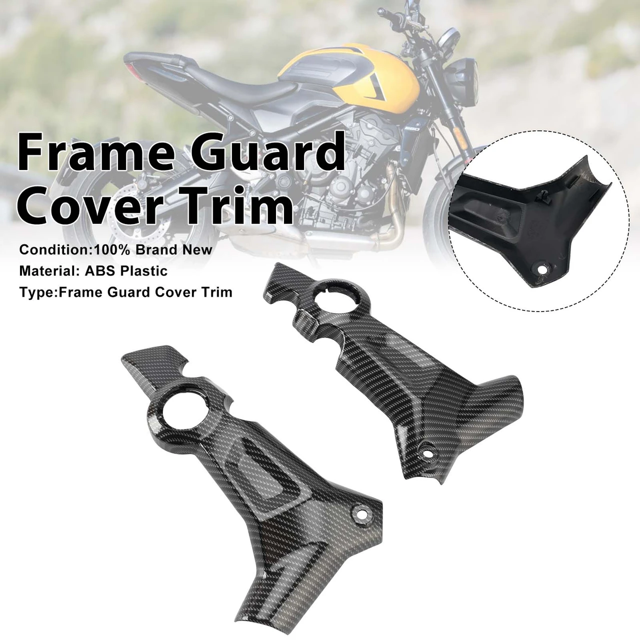 Frame Guard Side Protection Cover Fairing For Trident 660 22-25 800 25-27 Carbon