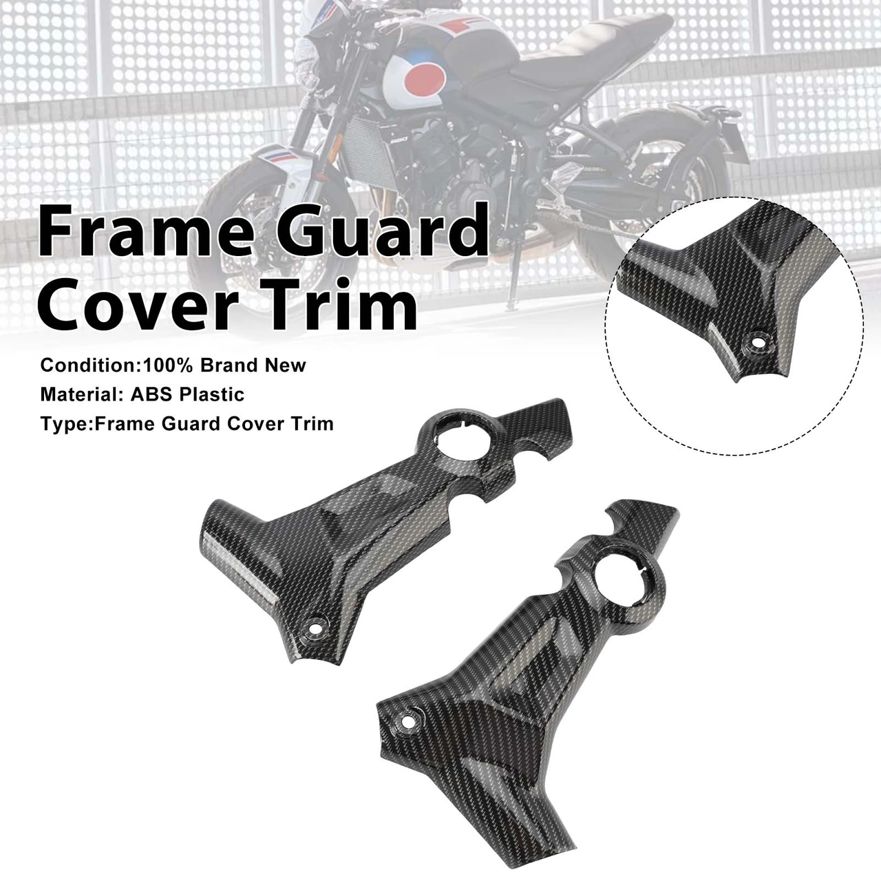 Frame Guard Side Protection Cover Fairing For Trident 660 22-25 800 25-27 Carbon