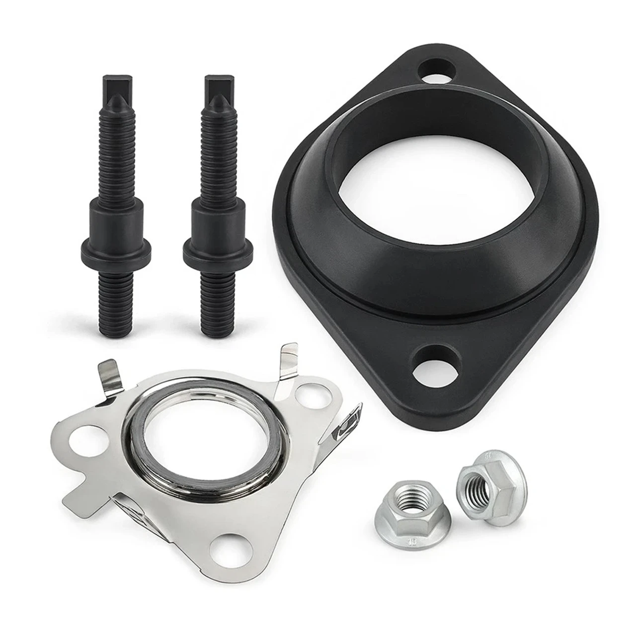 Exhaust Downpipe Adapter Flange Gasket Stud Kit For Ford Ecoboost 3.5L 2011-2021