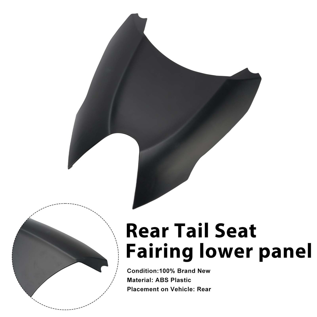 Rear Tail Seat Fairing lower panel For Trident 660 2022-2025 Matte Black