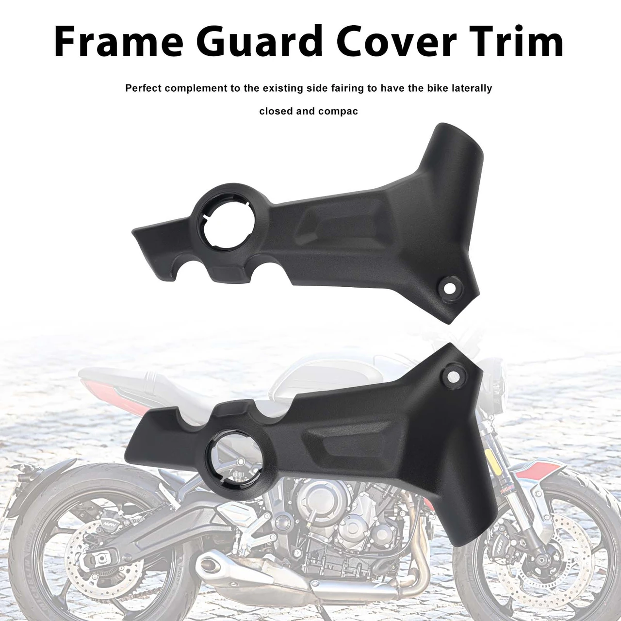 Frame Guard Side Protection Cover Fairing For Trident 660 22-25 800 25-27 Matte Black