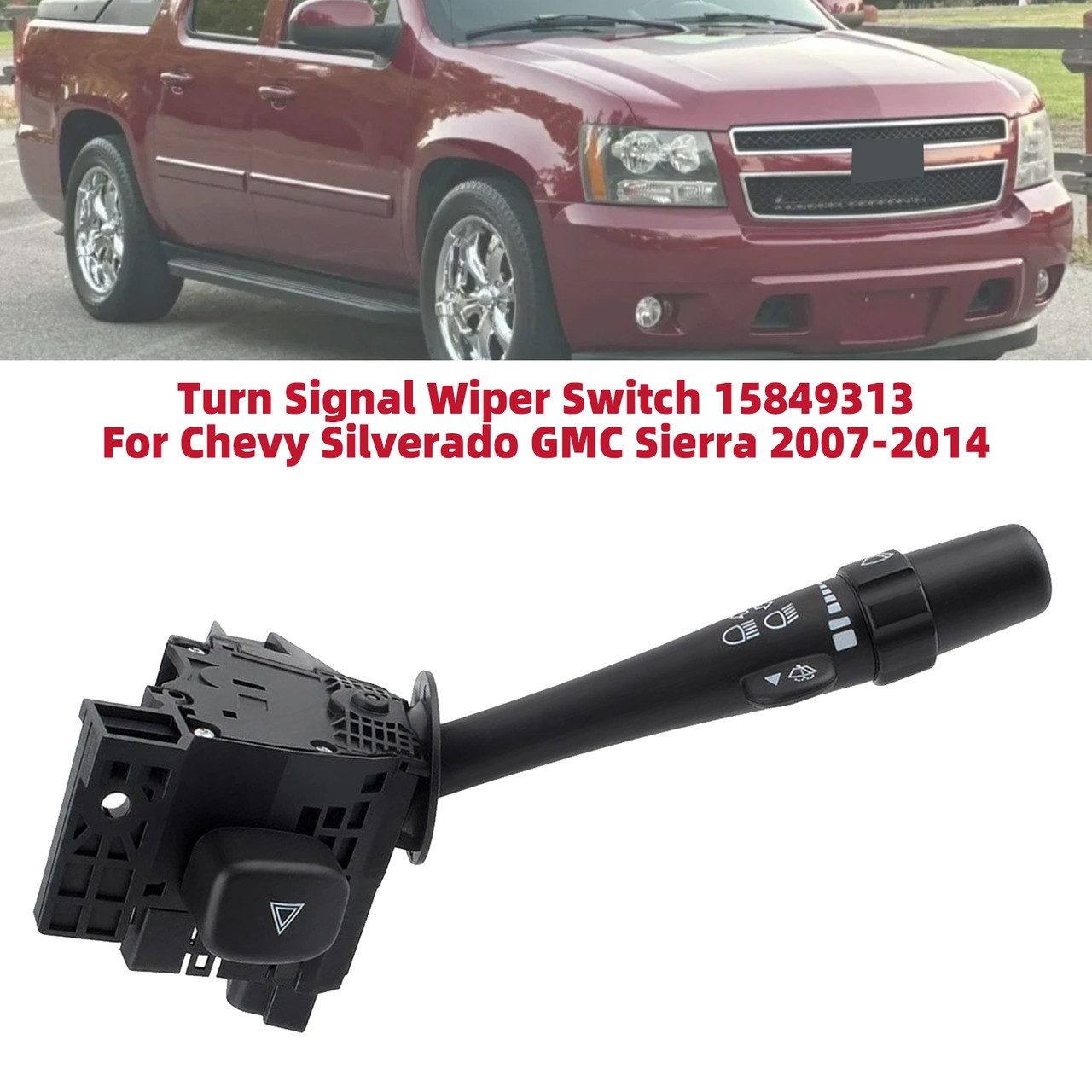 Turn Signal Wiper Switch 15849313 For Chevy Silverado GMC Sierra 2007-2014