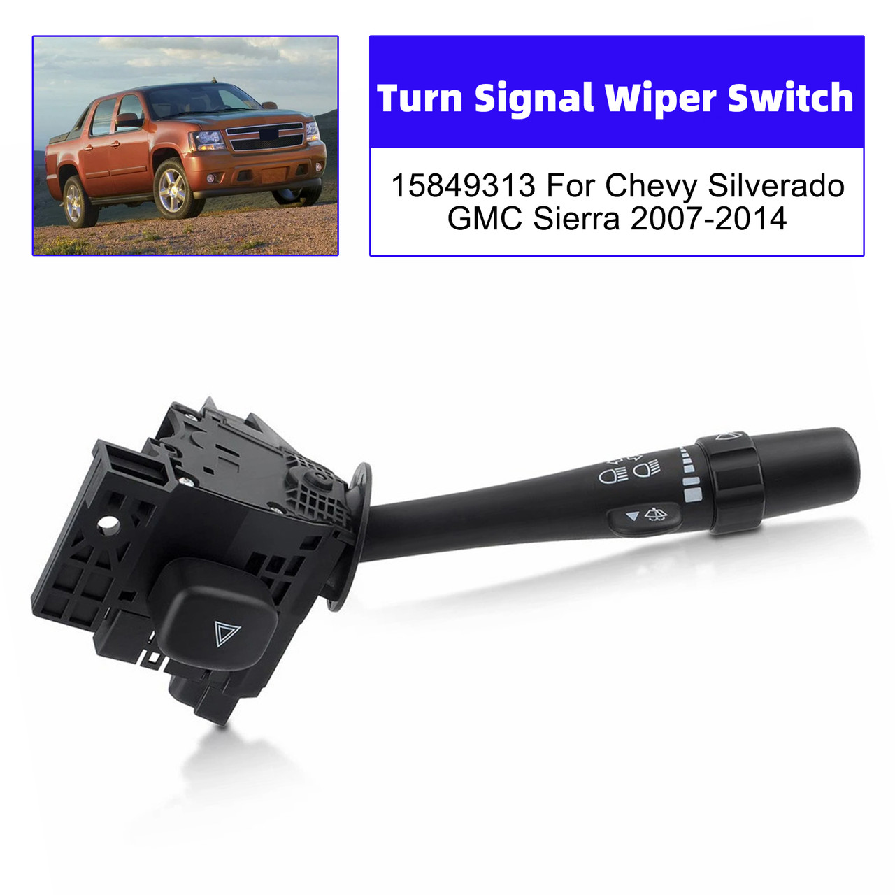 Turn Signal Wiper Switch 15849313 For Chevy Silverado GMC Sierra 2007-2014