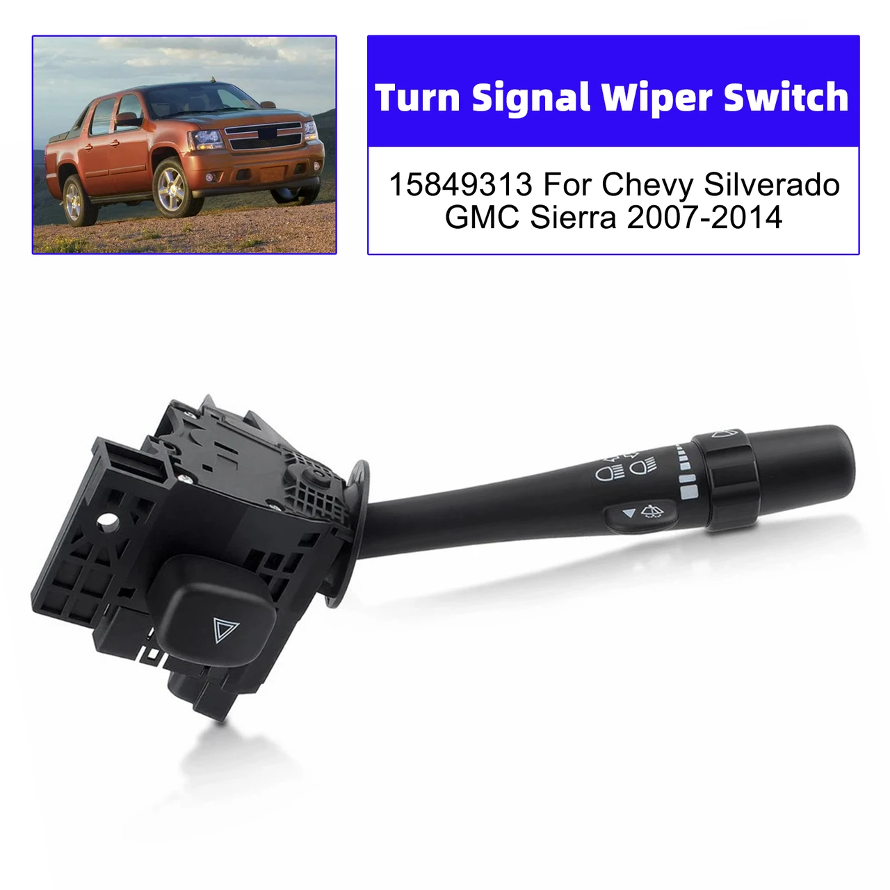 Turn Signal Wiper Switch 15849313 For Chevy Silverado GMC Sierra 2007-2014