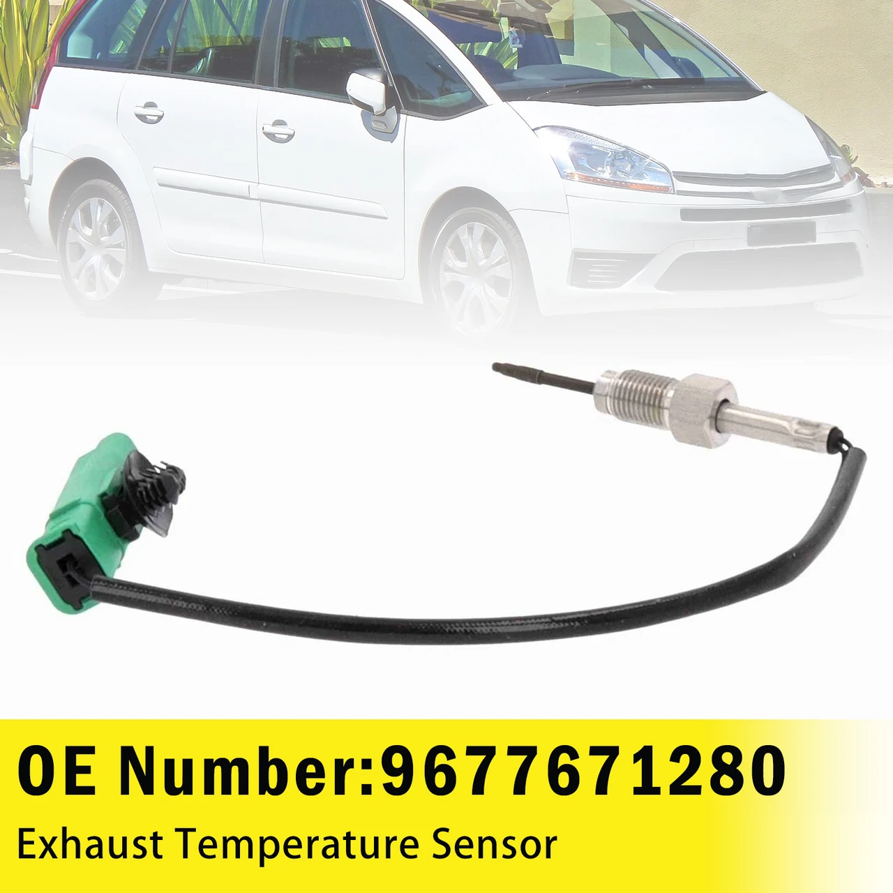 Exhaust Gas Temperature Sensor 9677671280 For Citroen C4 Grand Picasso 2013-