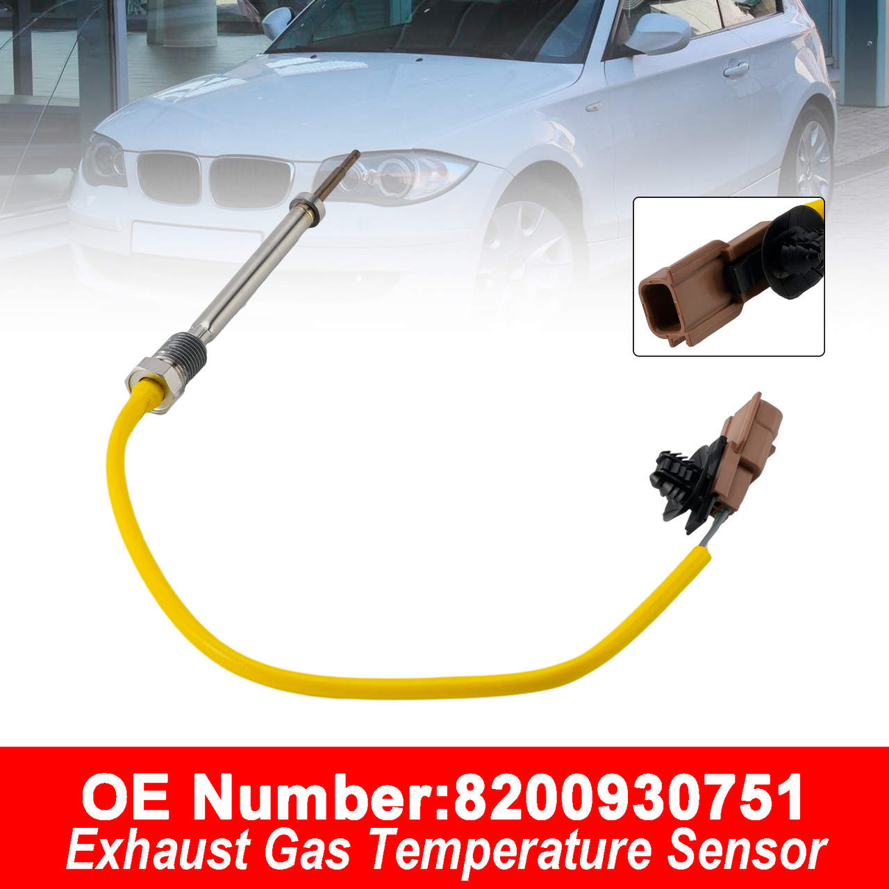 Exhaust Gas Temperature Sensor 8200930751 For Renault Trafic II 2.0 DCI 2006-
