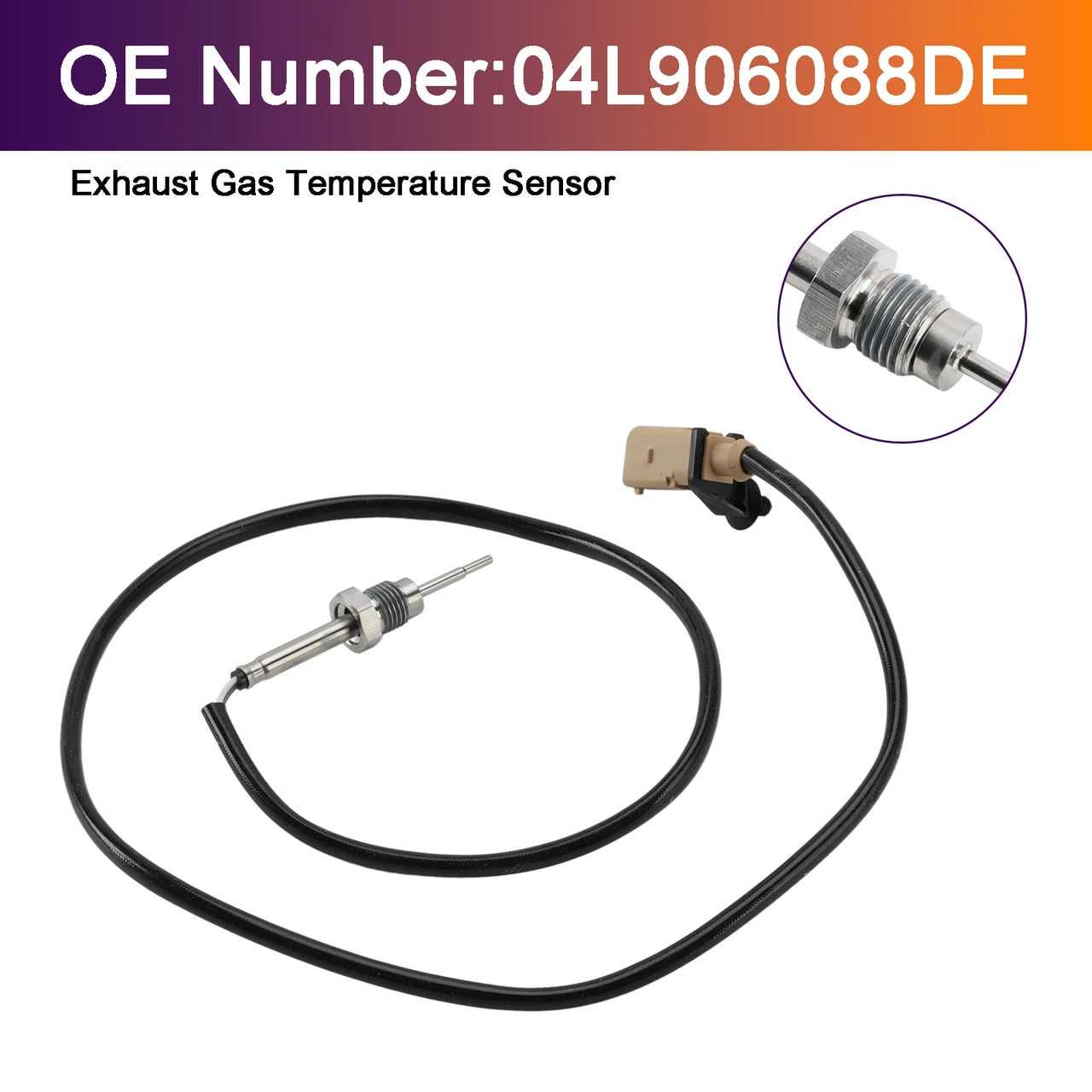 Exhaust Gas Temperature Sensor 04L906088DE For VW California Multivan T6