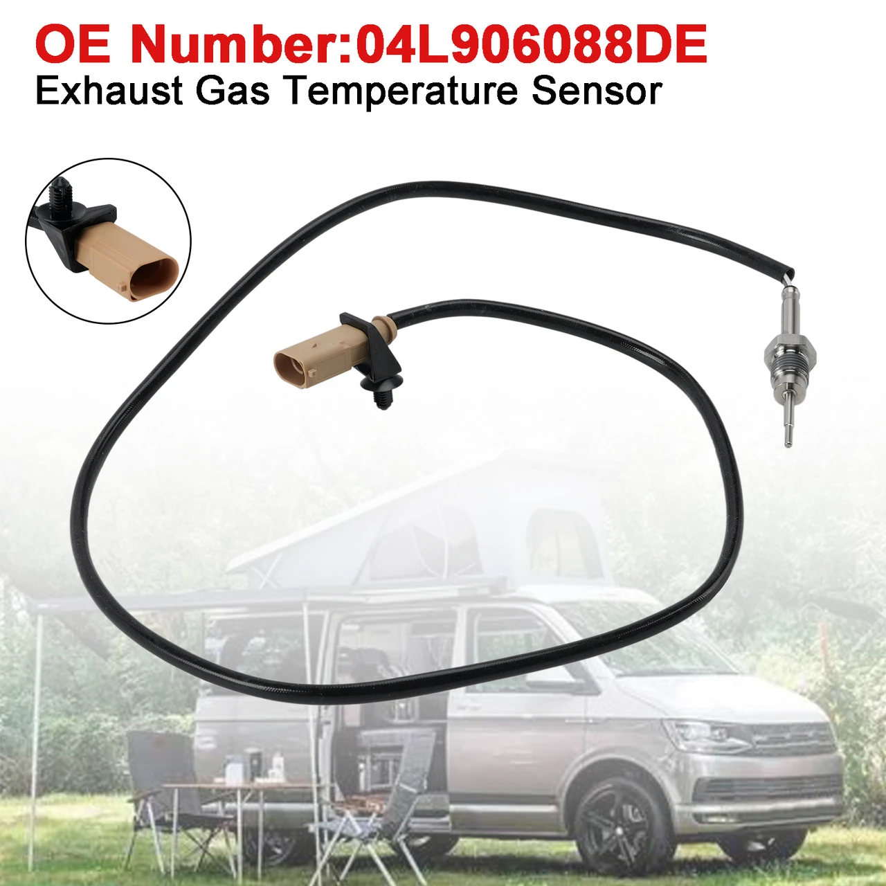 Exhaust Gas Temperature Sensor 04L906088DE For VW California Multivan T6