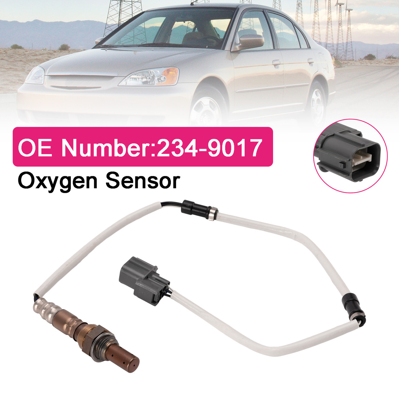 234-9017 Upstream Air Fuel Ratio Sensor For Honda Civic Acura EL 1.7L