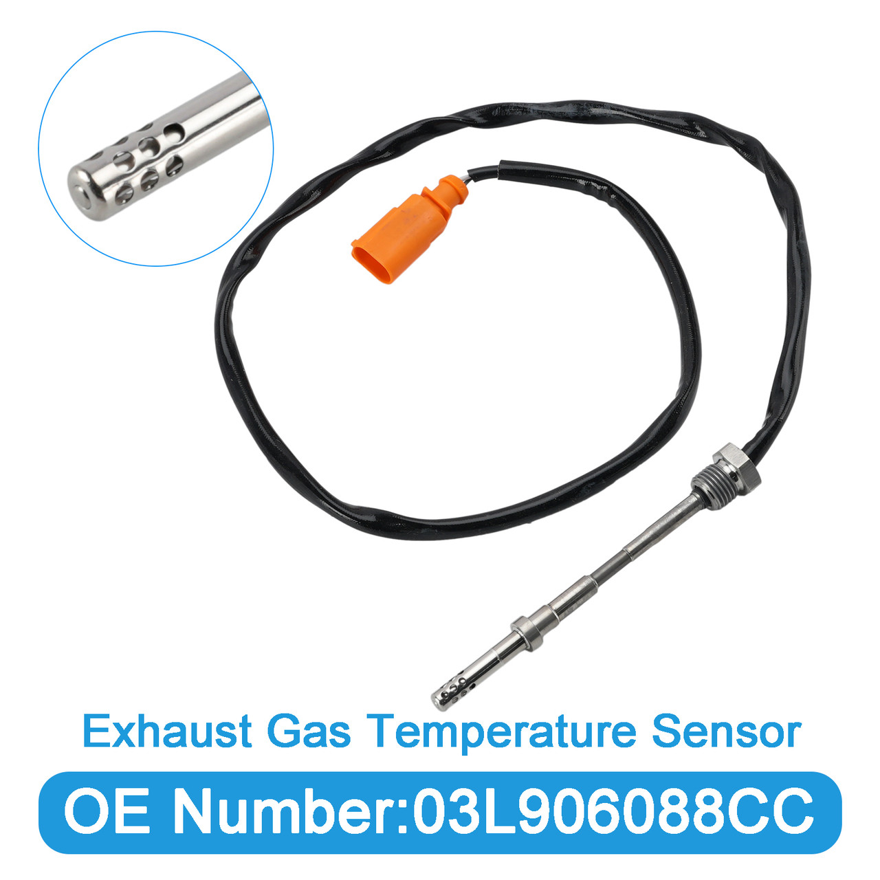 Exhaust Gas Temperature Sensor 03L906088CC For Audi Seat Skoda VW 1.6 2.0 TDI
