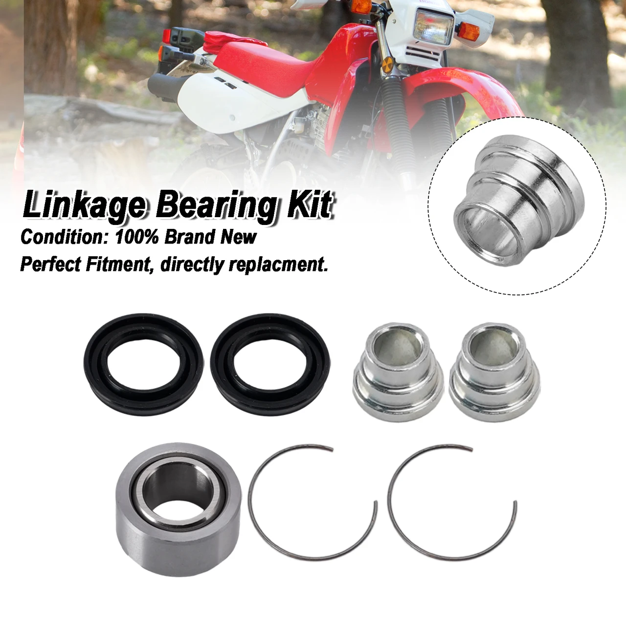 Shock Bearing Kit 29-1018 For Honda XR650L XR250R XR600R XR400R XR350R