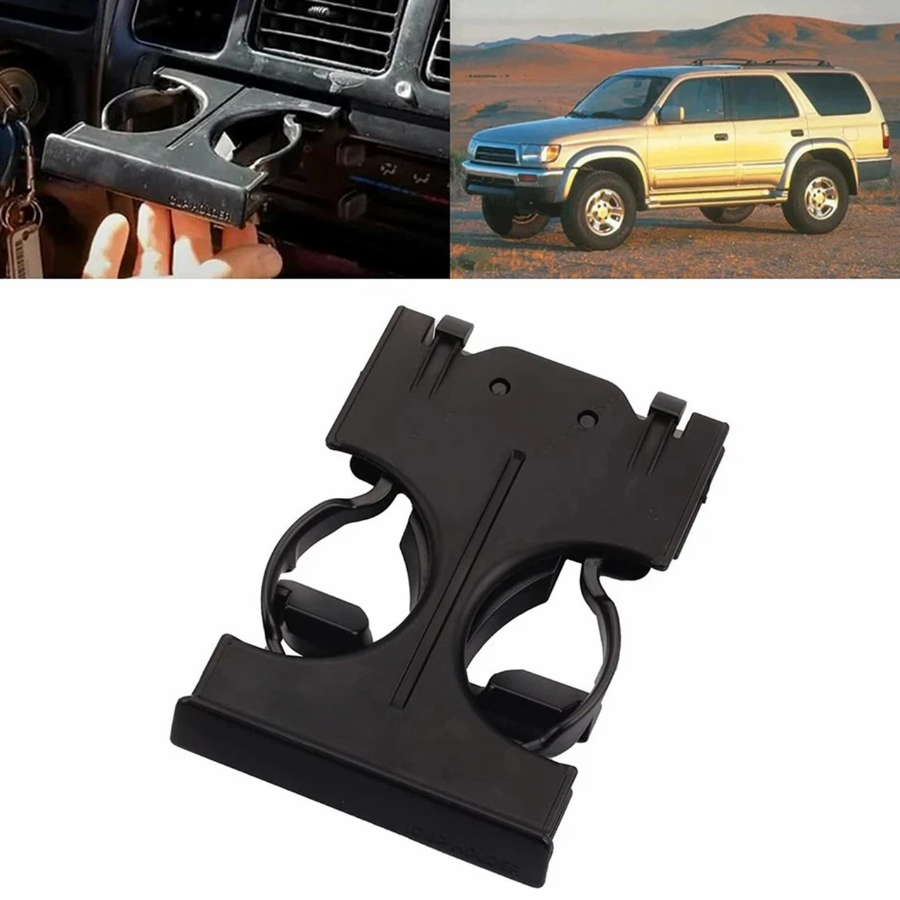 Dual Mounted Cup Holder Pull Out 55620-35050 For Toyota 4Runner 1996-1999