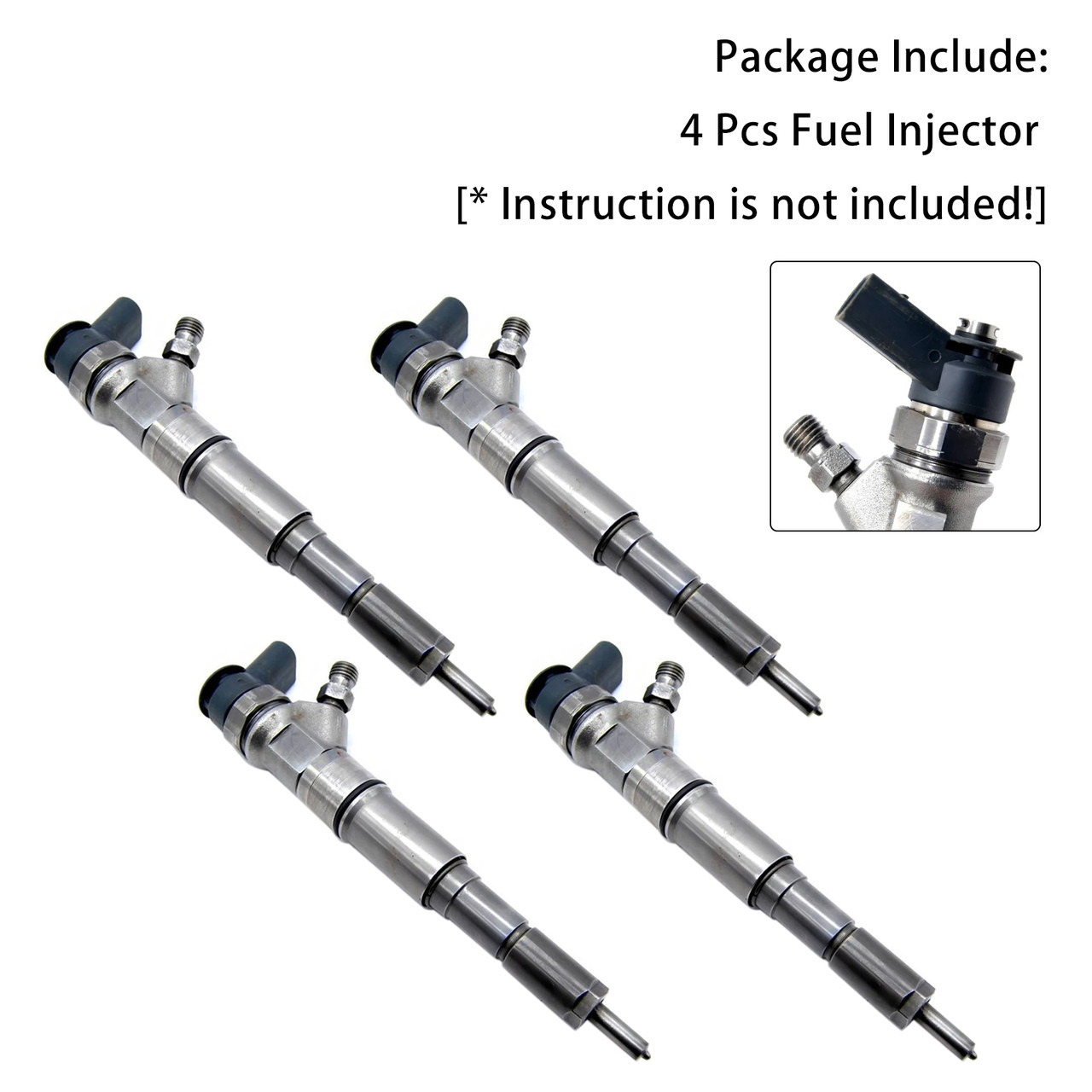 4Pcs Fuel Injector For BMW 1 3 5 7 2001-2007 X3 X5 2003-2006 0445110209
