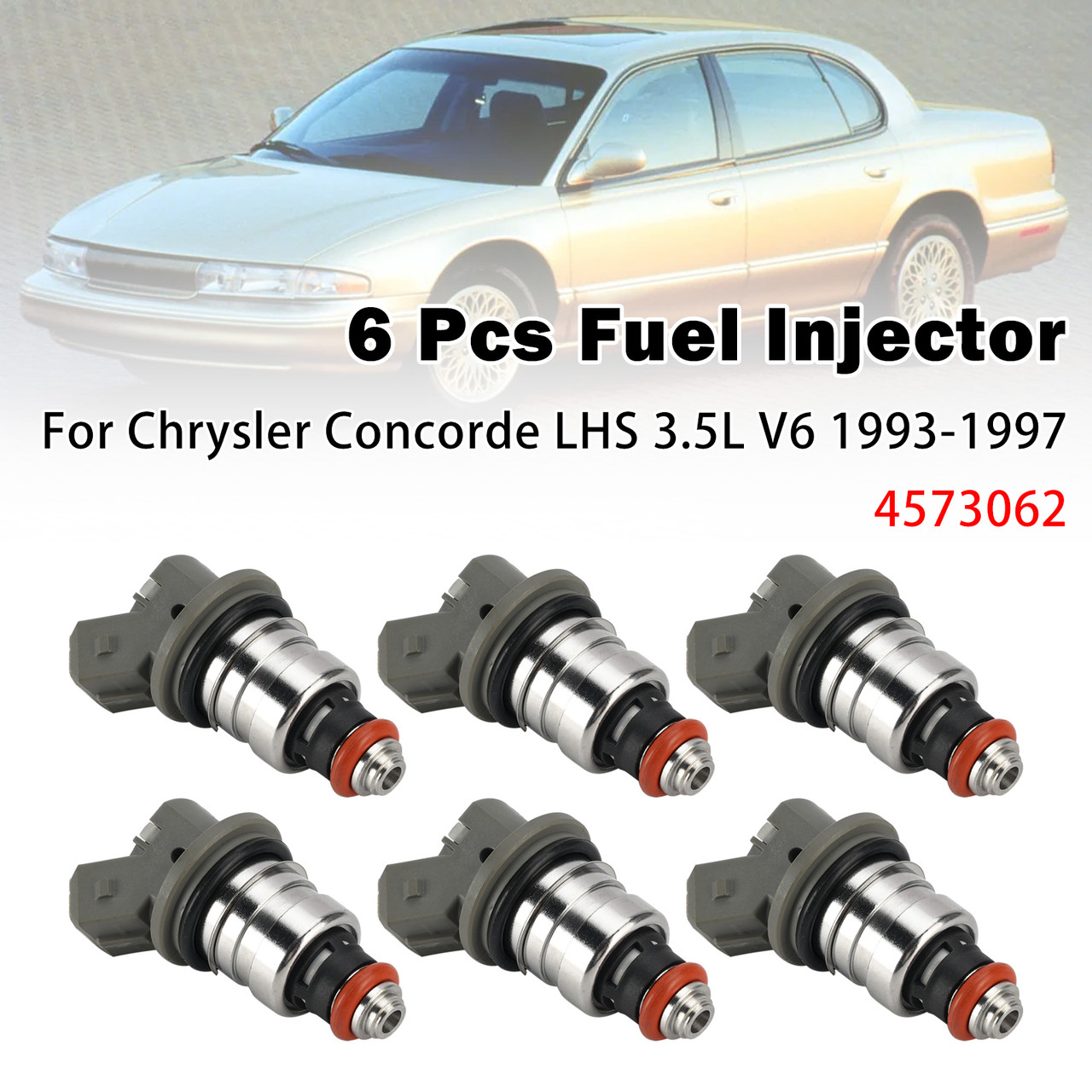 6Pcs Fuel Injector For Chrysler Concorde LHS 3.5L V6 1993-1997 4573062