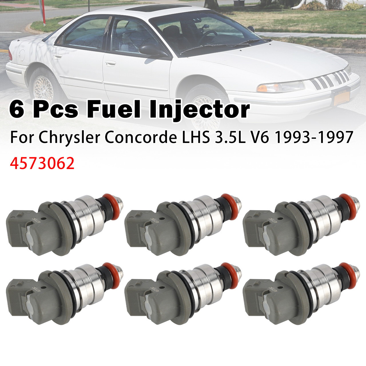 6Pcs Fuel Injector For Chrysler Concorde LHS 3.5L V6 1993-1997 4573062