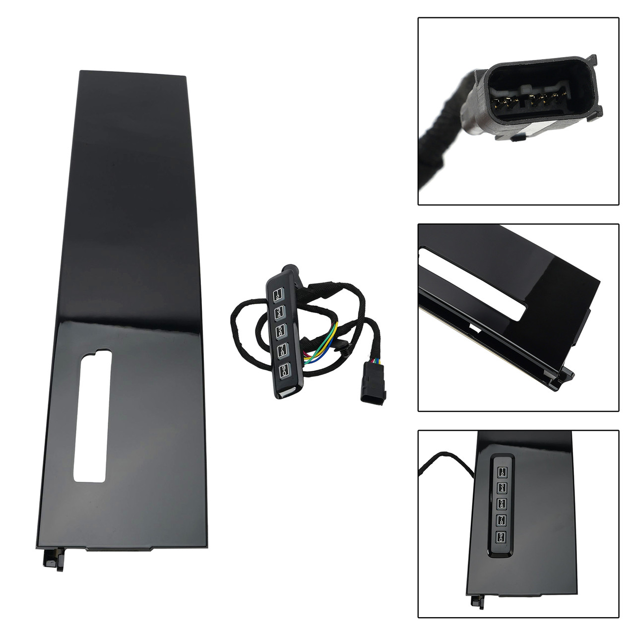 B Pillar Molding Trim w/Door Keyless Entry Keypad For Ford F-Series 2017-2026