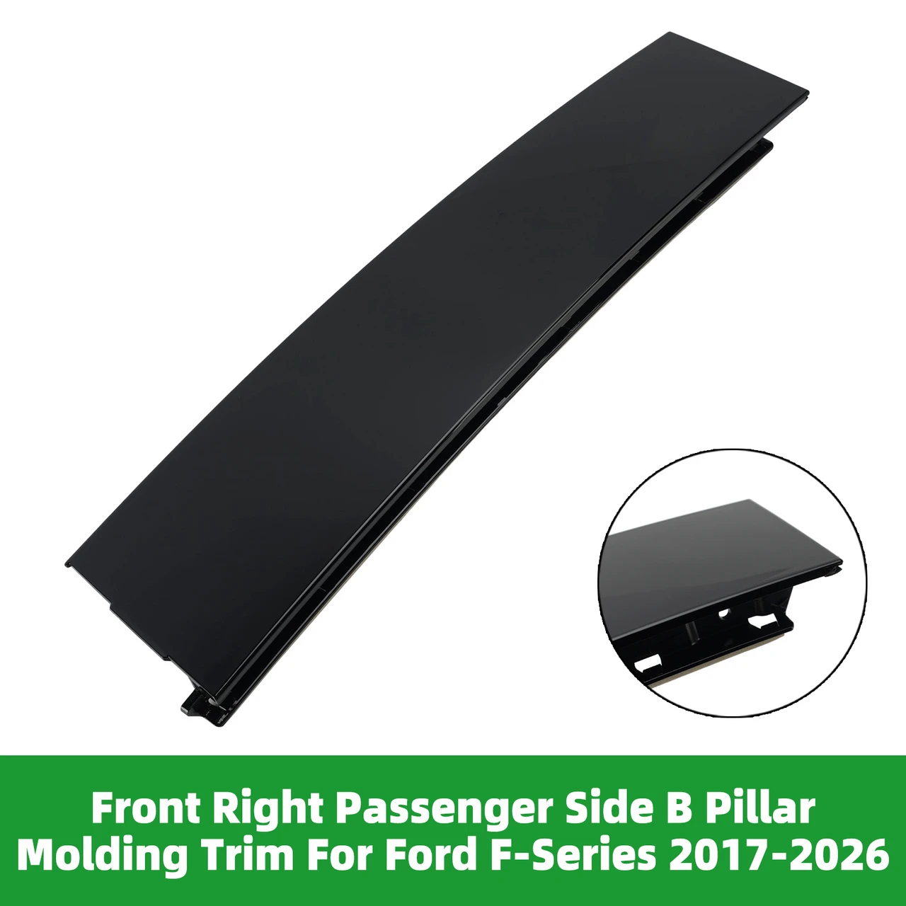 Front Right Passenger Side B Pillar Molding Trim For Ford F-Series 2017-2026