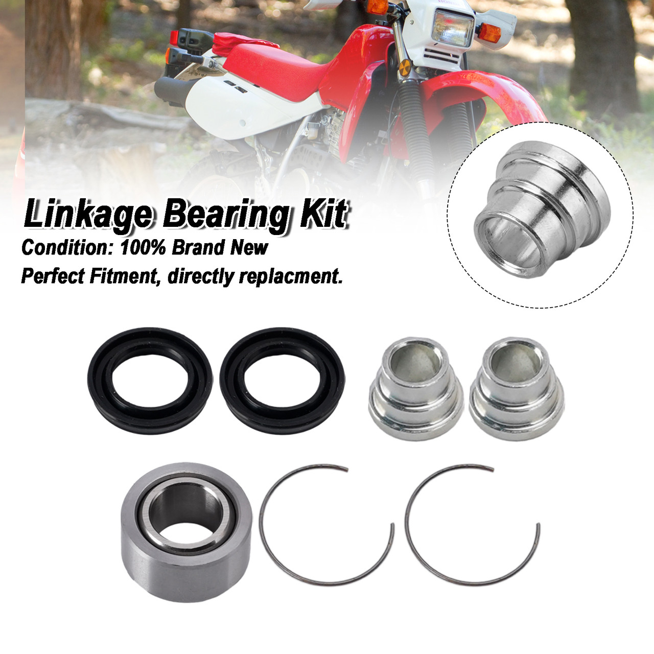 Shock Bearing Kit 29-1018 For Honda XR650L XR250R XR600R XR400R XR350R
