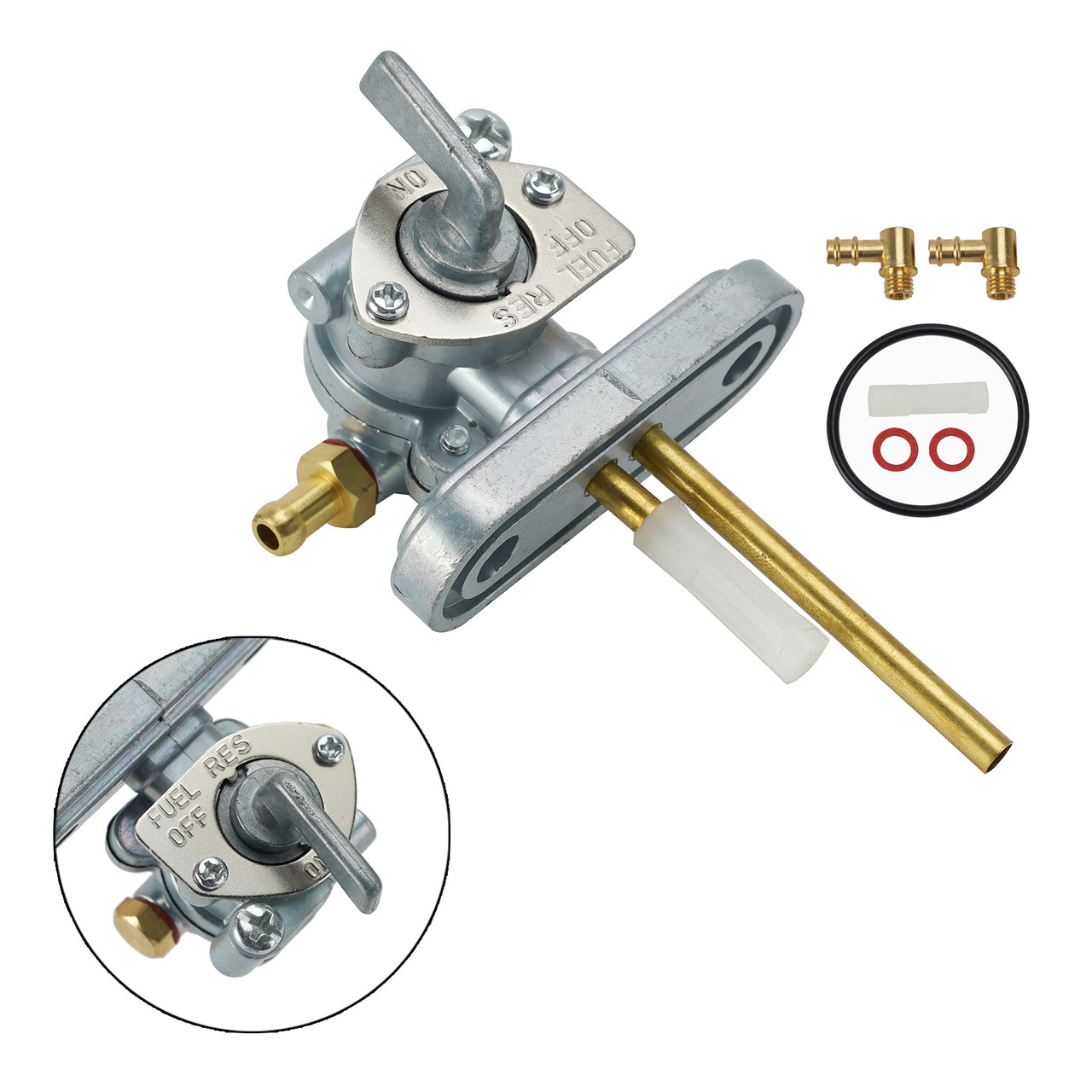 Petcock Fuel Gas Tap Valve fit for Yamaha XS500 XS650 SR500 XS1100 447-24500-01