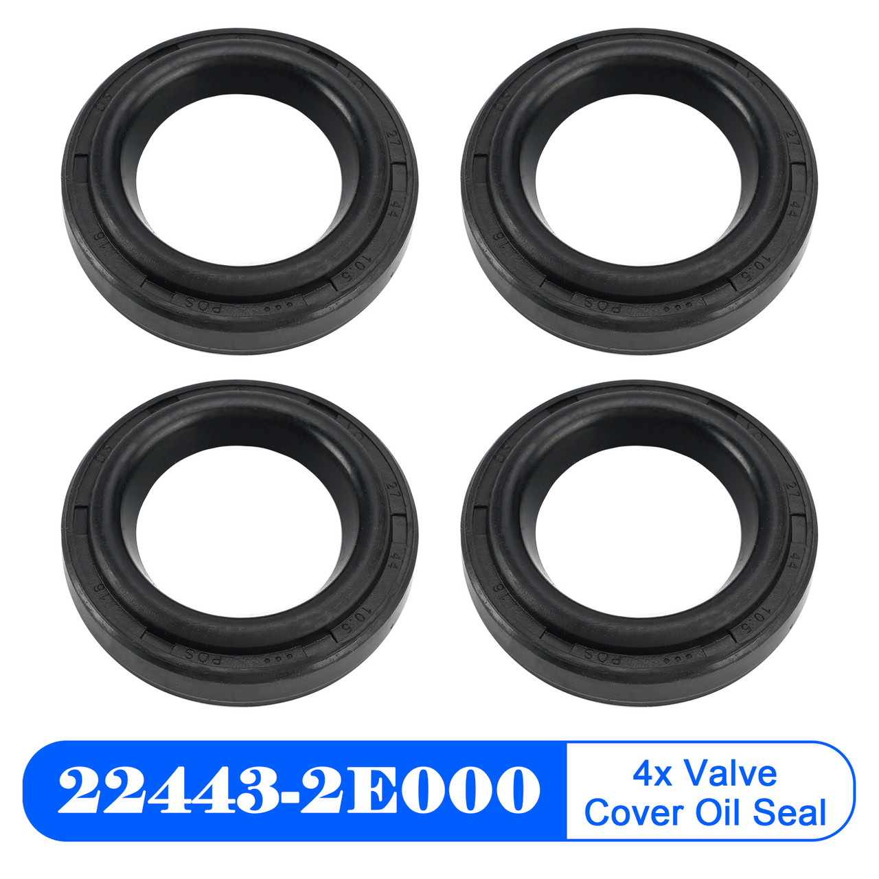 4x 22443-2E000 Valve Cover Oil Seal for Hyundai Genesis 2011-2026