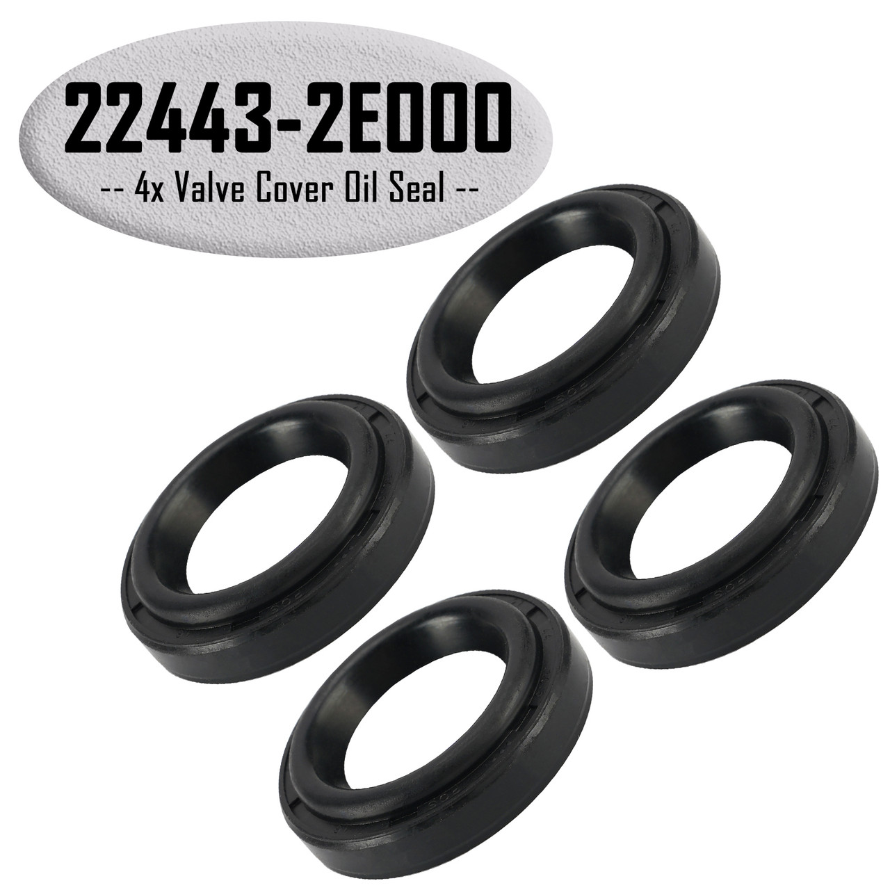 4x 22443-2E000 Valve Cover Oil Seal for Hyundai Genesis 2011-2026